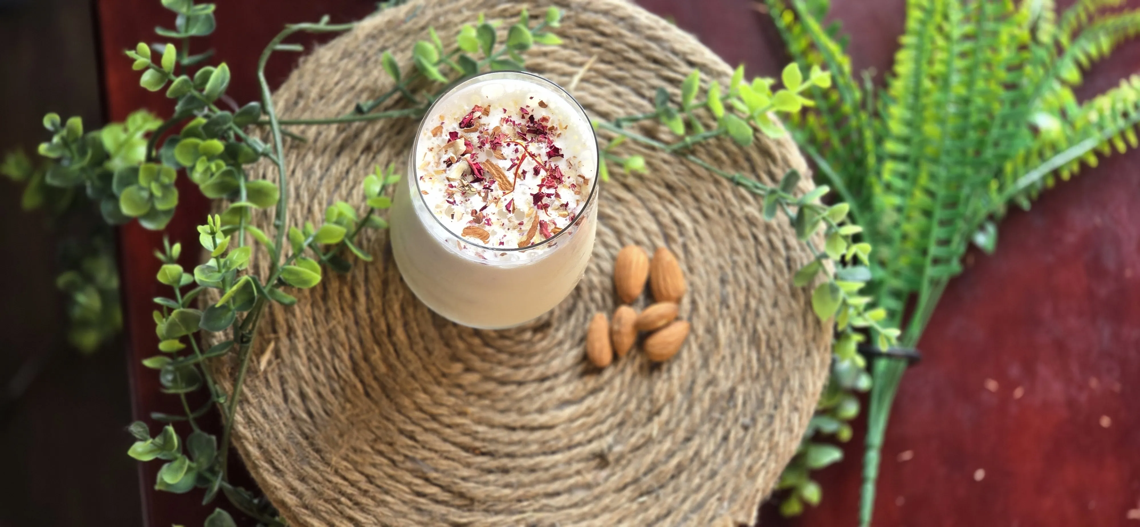 Almond Saffron Shake